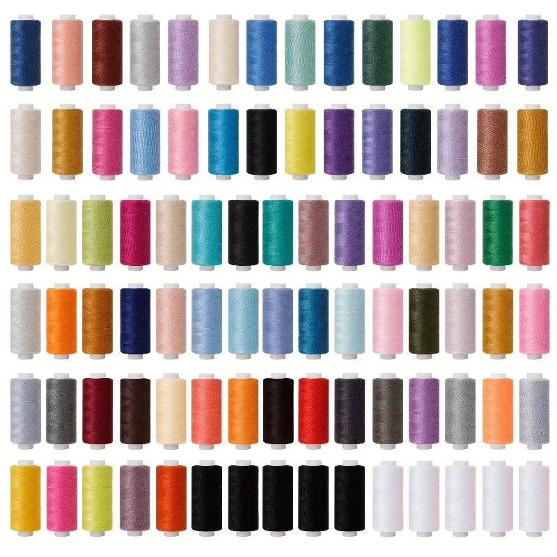 

88 Rolls Polyester Sewing Thread Set for Home 402 Sewing Machine DIY Hand Sewing Thread Accessories for Crafting And Repair