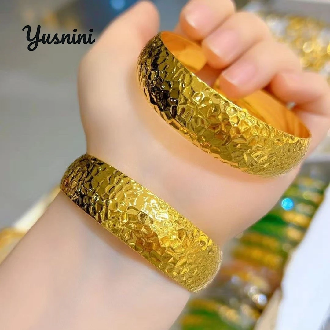 Nueva pulsera chapada en oro de 24 quilates de España, joyería para fiesta y boda como regalo de vacaciones para mujer YY10794