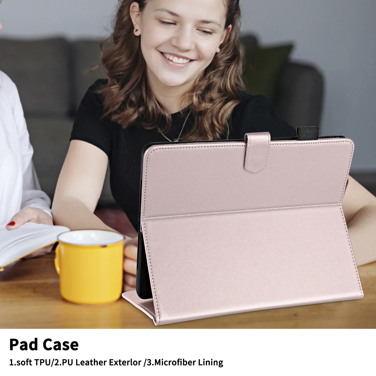 Wallet Leather Cards Solt Cover For iPad Pro 11 2024 10th 2022 7th 10.9 Air 3 10.5 9.7 Smart Sleep Tablets Flip Stand Book Case
