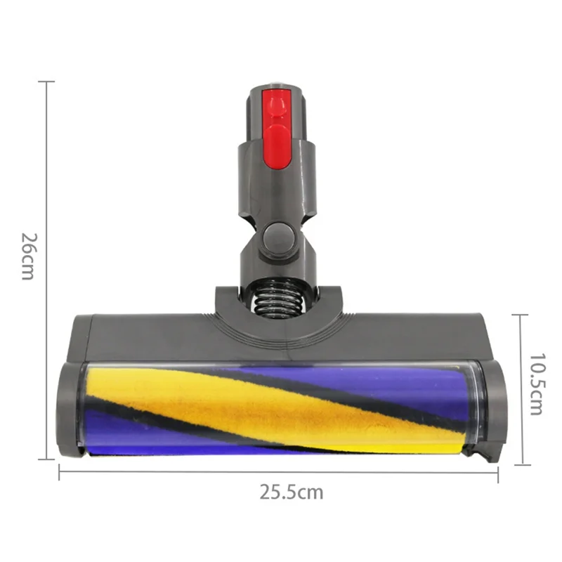 Piezas de electrodomésticos, cabezal de cepillo de rodillo suave para aspiradoras Dyson V7 V8 V10 V11 V15, piezas de repuesto de madera dura Fl