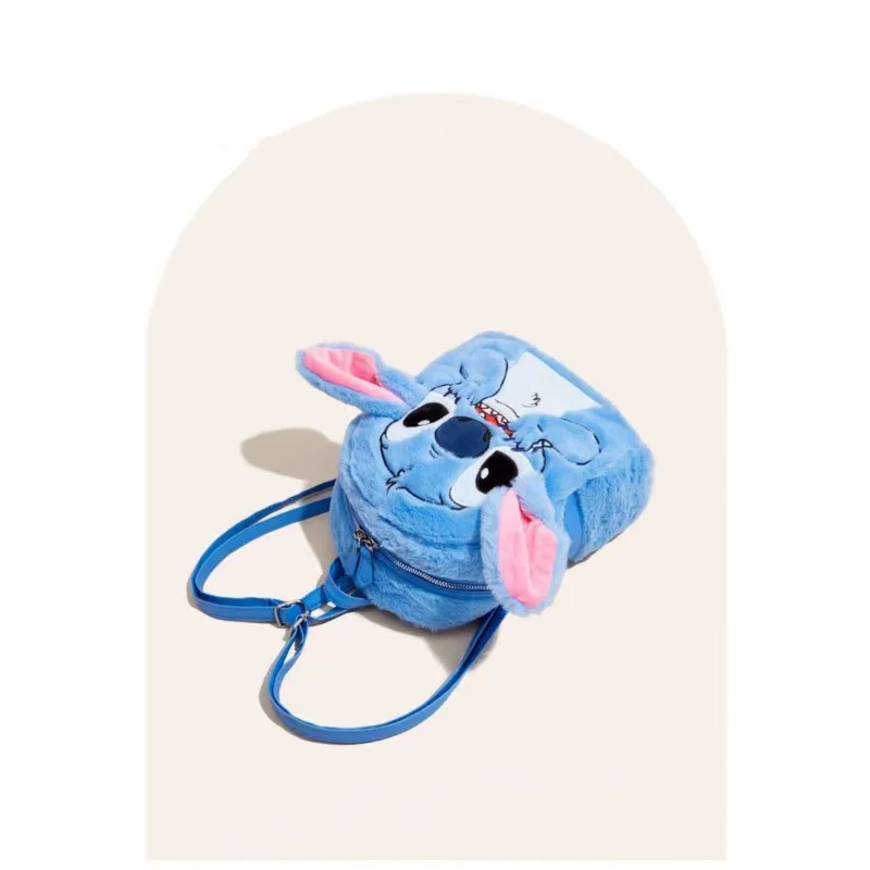 Mochila Tridimensional Ponto Disney, boneca dos desenhos animados criativos, bolsa de estudante versátil, elegante e fofa, presente acessórios femininos