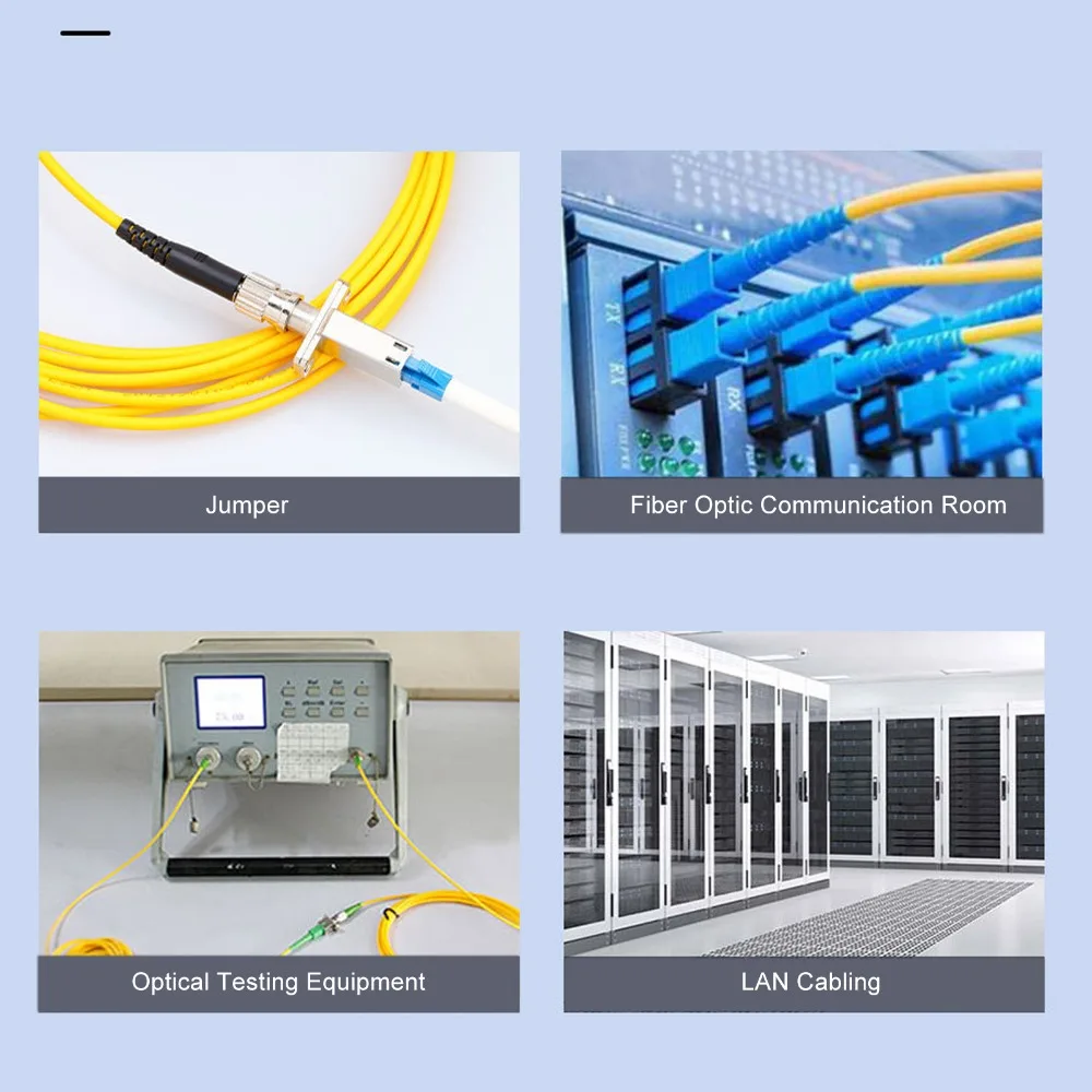 دائم خسارة منخفضة LC-ST الألياف المقرنة ST أنثى 1310nm ~ 155nm الألياف البصرية موصل LC شاحن أنثي موصلات الاتصالات #5