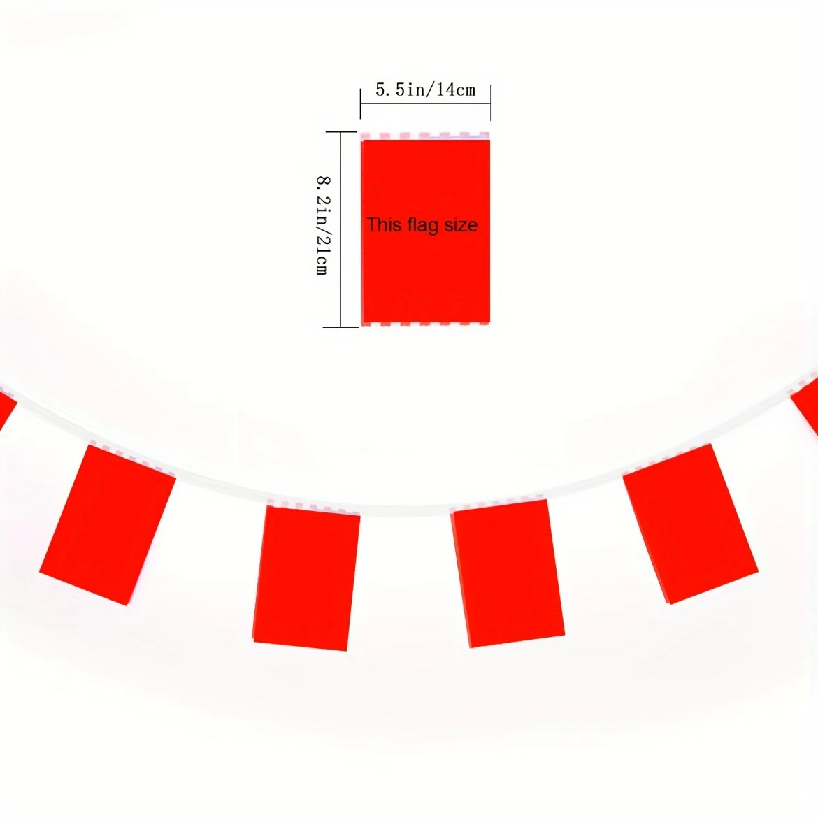 24pcs European Countries String Flag, EURO Flag 14x21cm 24 Countries European Football Country Polyester String Pennant Flags