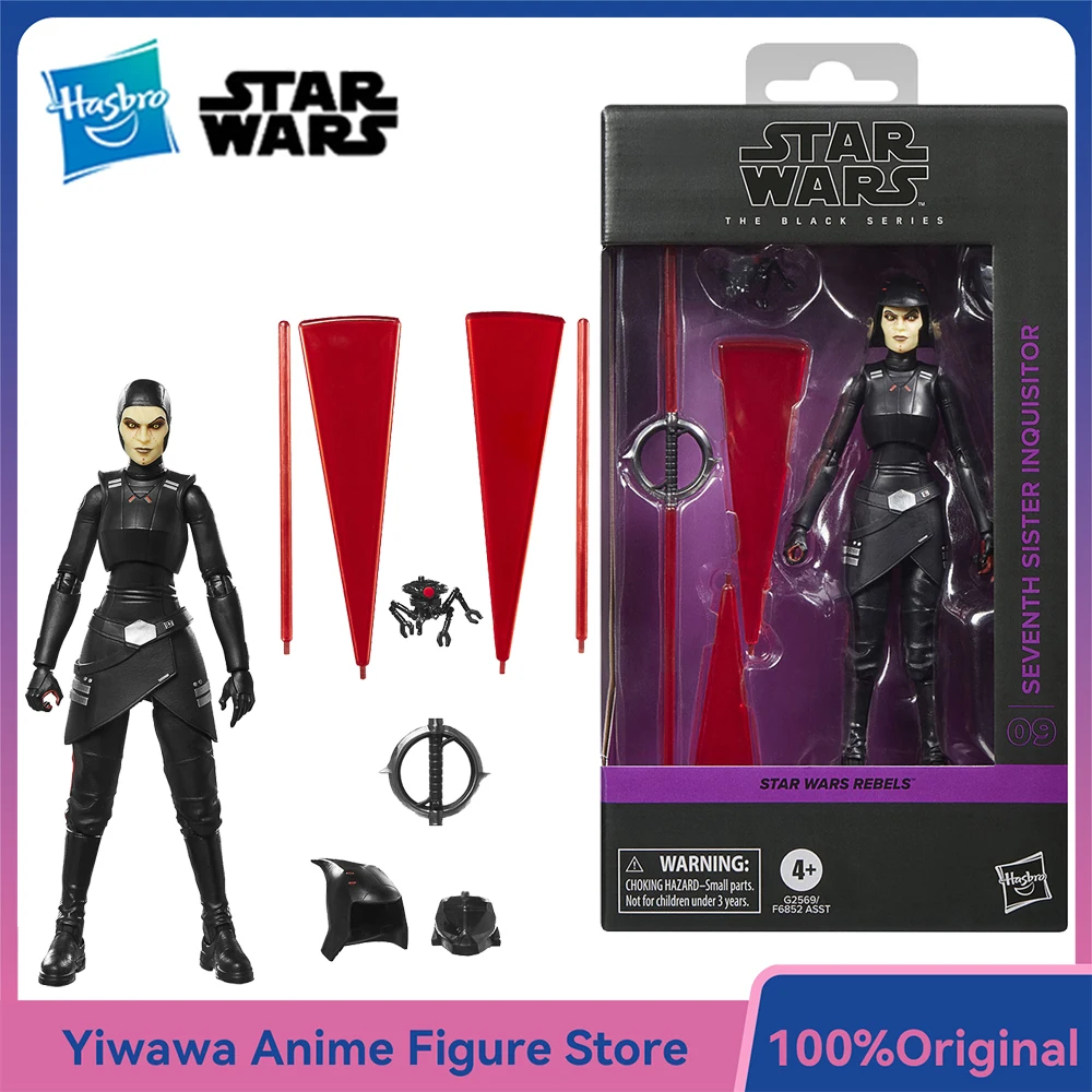 

Original NEW Hasbro STAR WARS The Black Series Seventh Sister Inquisitor 15cm Nice Collectible Anime Figure Model Gift Toys
