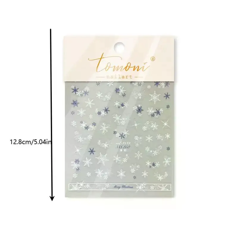 Lace Snowflake Nail Art Stickers Modern Simple Nail Stickers Lace Snowflake Ornament Nail Art Stickers Decoration