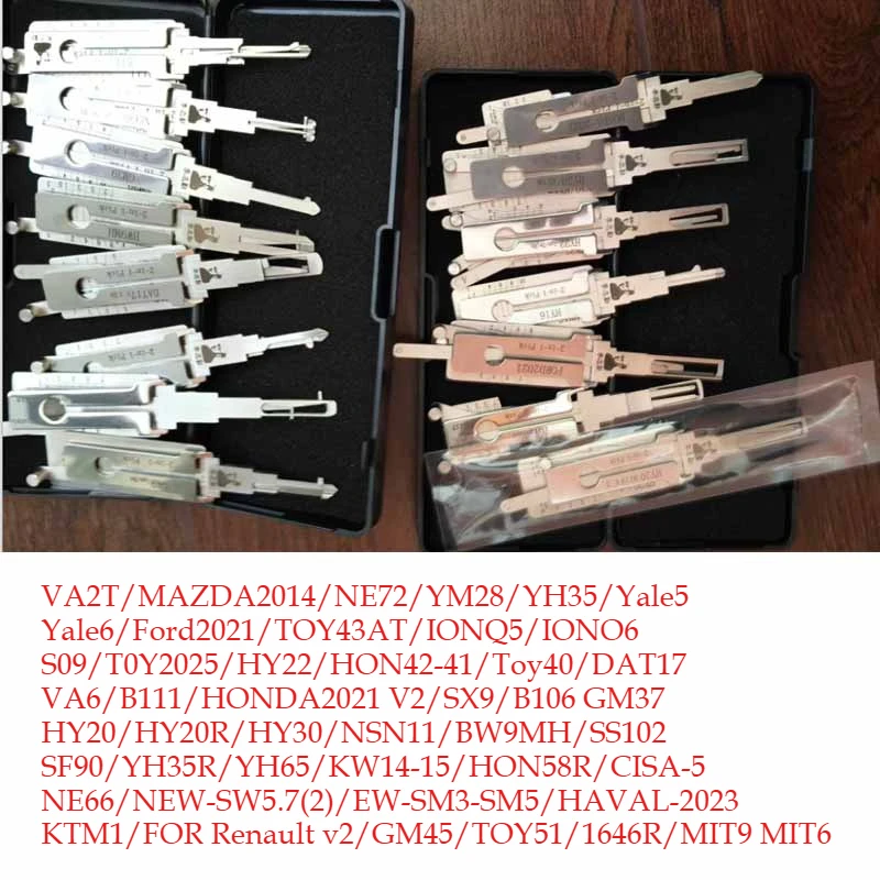 

Repair Tools Lishi 2in1 Decoder and Pick YH65/KW14-15/HON58R/CISA-5/NE66/NEW-SW5.7(2)/EW-SM3-SM5/HAVAL-2023 Car Kit Door Open