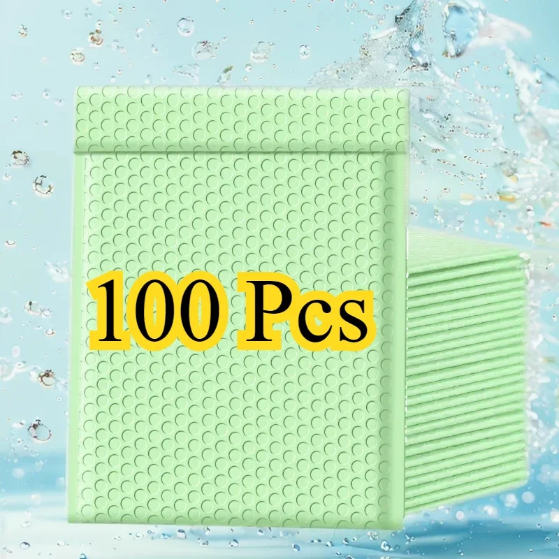 

100 Pcs Multi Colors Delivery Package Packaging Small Business Supplies Envelopes Shipping Packages Bubble Envelope Packing Bag