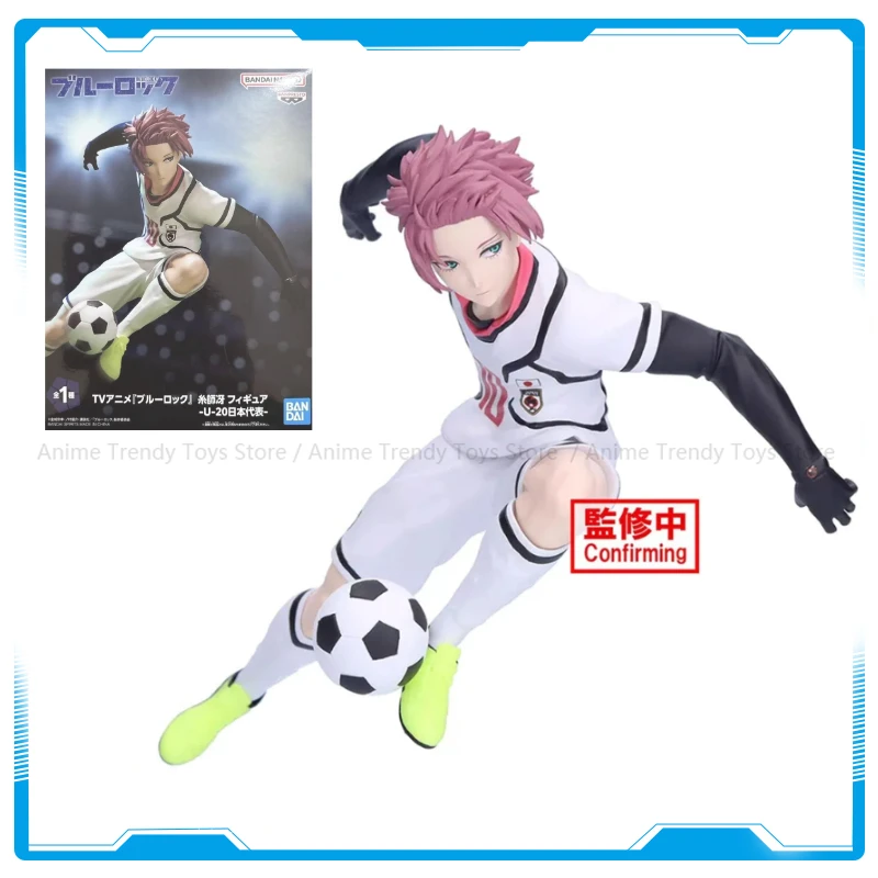 

В наличии оригинальная фигурка Bandai BLUE LOCK Sae Itoshi FIGURE-U20, японская национальная сборная, игрушки Banpresto, модель куклы WY