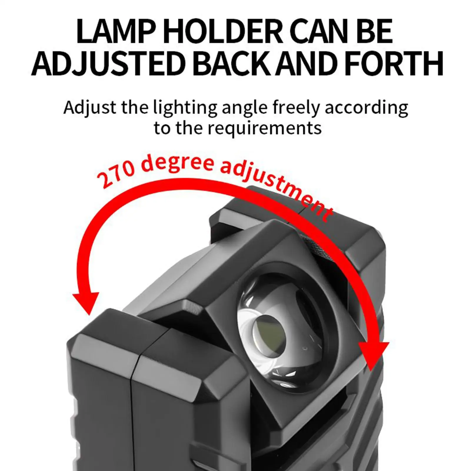 耳着用ヘッドランプキャンプ耳着用懐中電灯充電式-led-トーチヘッドランプ女性男性大人読書ジョギングキャンプ