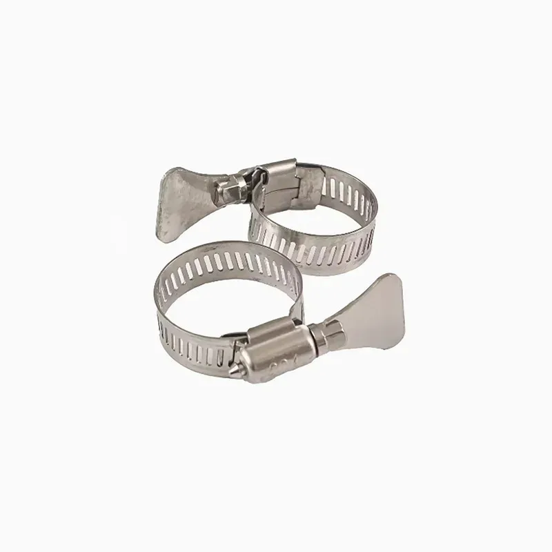 

Hand Twisted Pipe Clamp 304 Stainless Steel Handle Type Water Gas Washing Machine Clamp