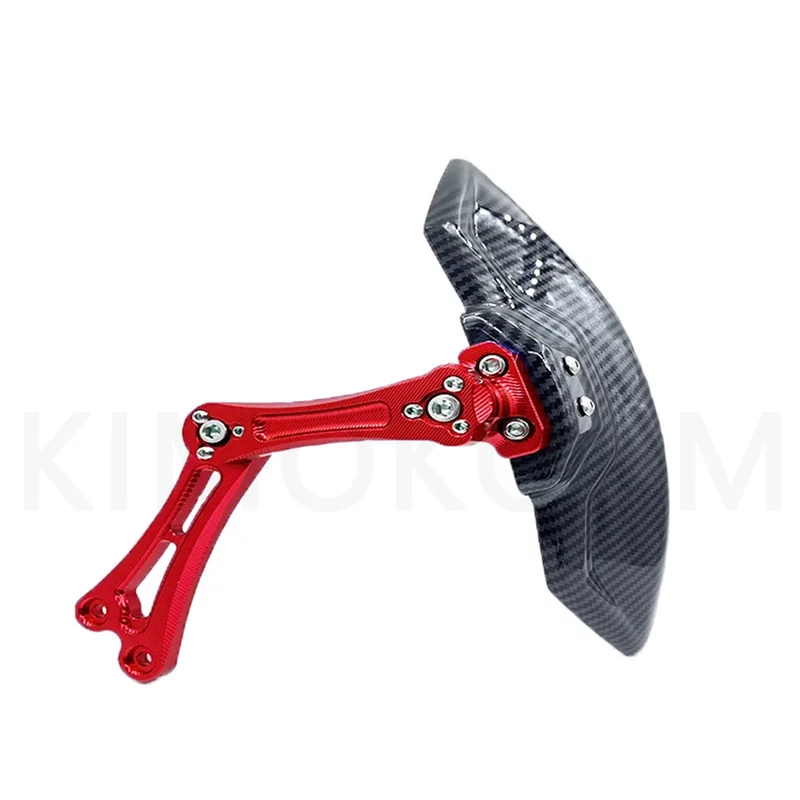 Universal Carbon Fiber Fender Splash Guard Cnc Aluminium Alloy Fender Mudguard Electric Fender Motorcycle Vehicle Imitation