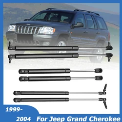 For Jeep Grand Cherokee WJ WG 1999-2004 Front Bonnet Hood + Tailgate + Rear Window Lift Bracket Supports Shocks Struts Spring