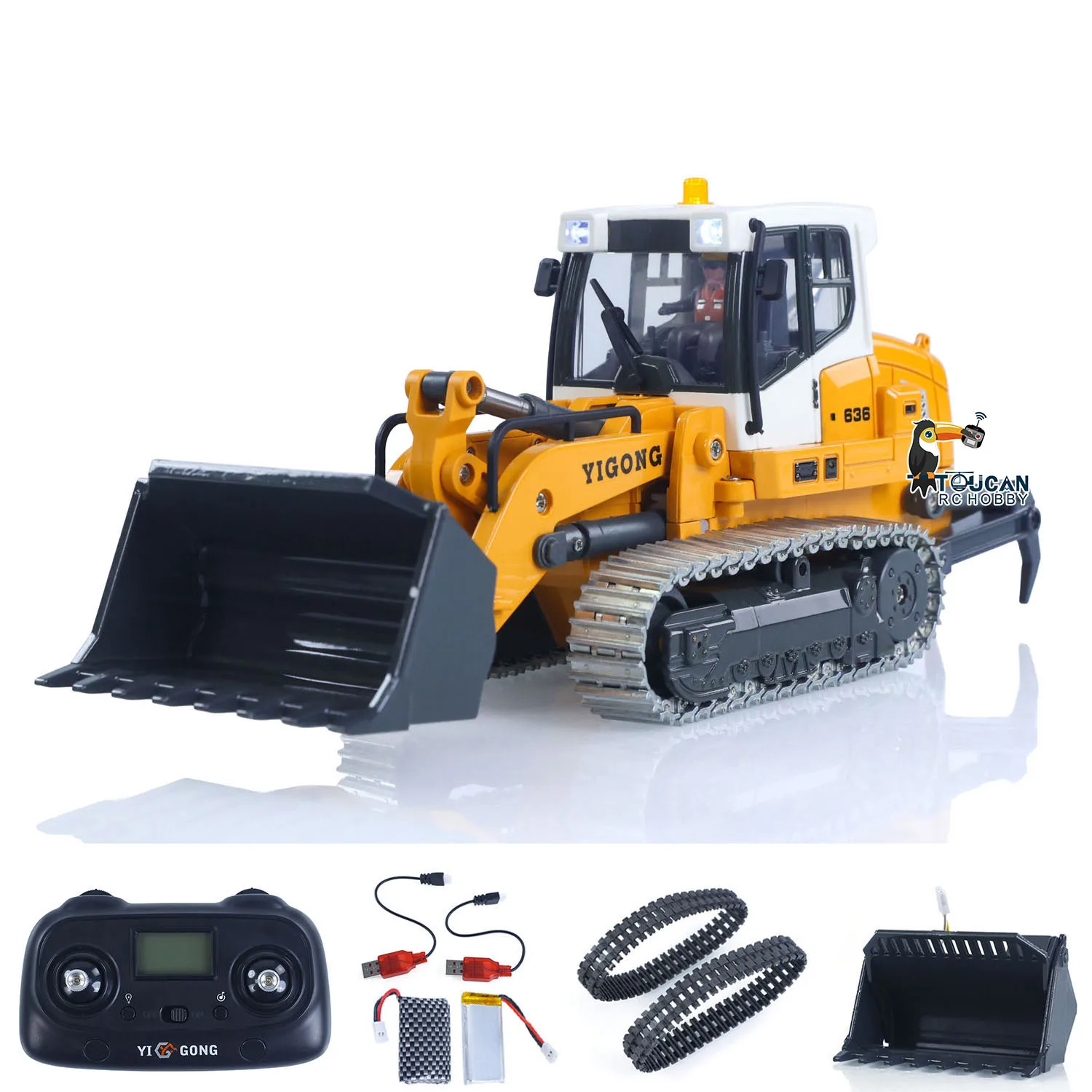 1/50 Mini Updated RTR 636 970 Excavator RC Remoted Digger Truck