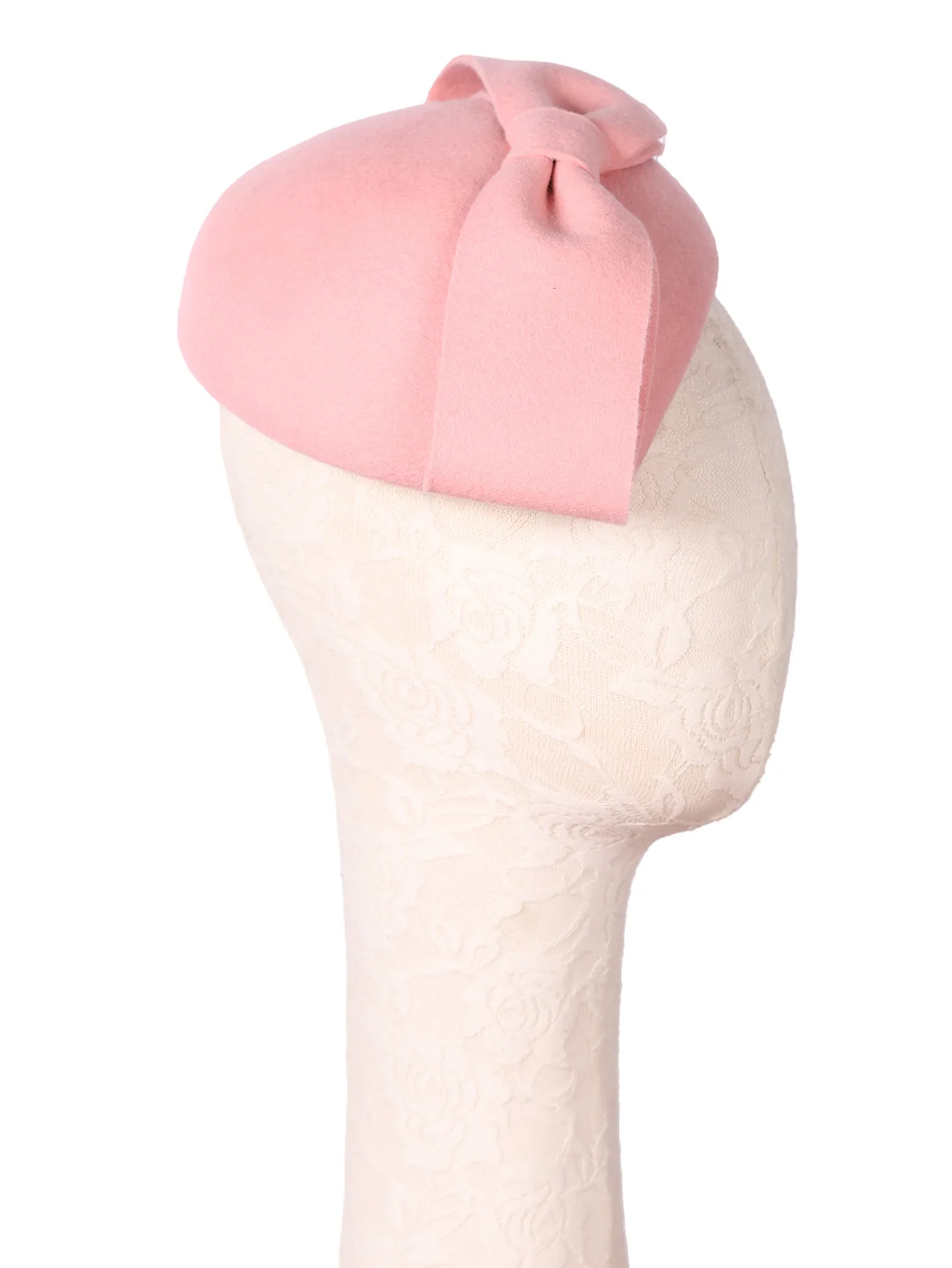 FS Wollfilz-Braut-Fascinator- und Derby-Hüte für Damen – Rote/Schwarze elegante Kirche, Kentucky Tea Party Hochzeit Pillbox Cap – Detail 22