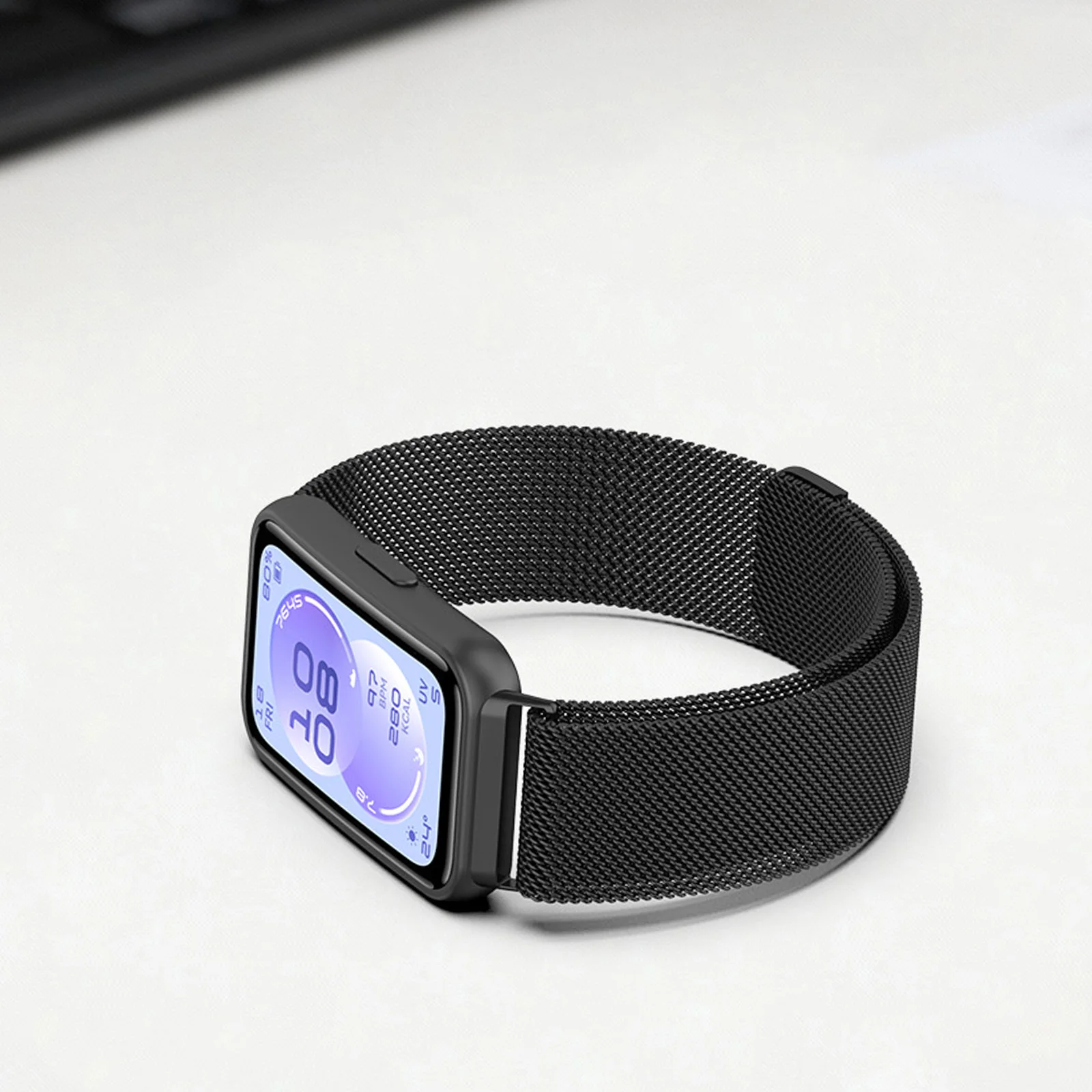 Magnetisches Armband für Huawei Band 11 / Band 11 Pro Smartwatch, Ersatz-Milanese-Armband, magnetisches Uhrenarmband, Zubehör.