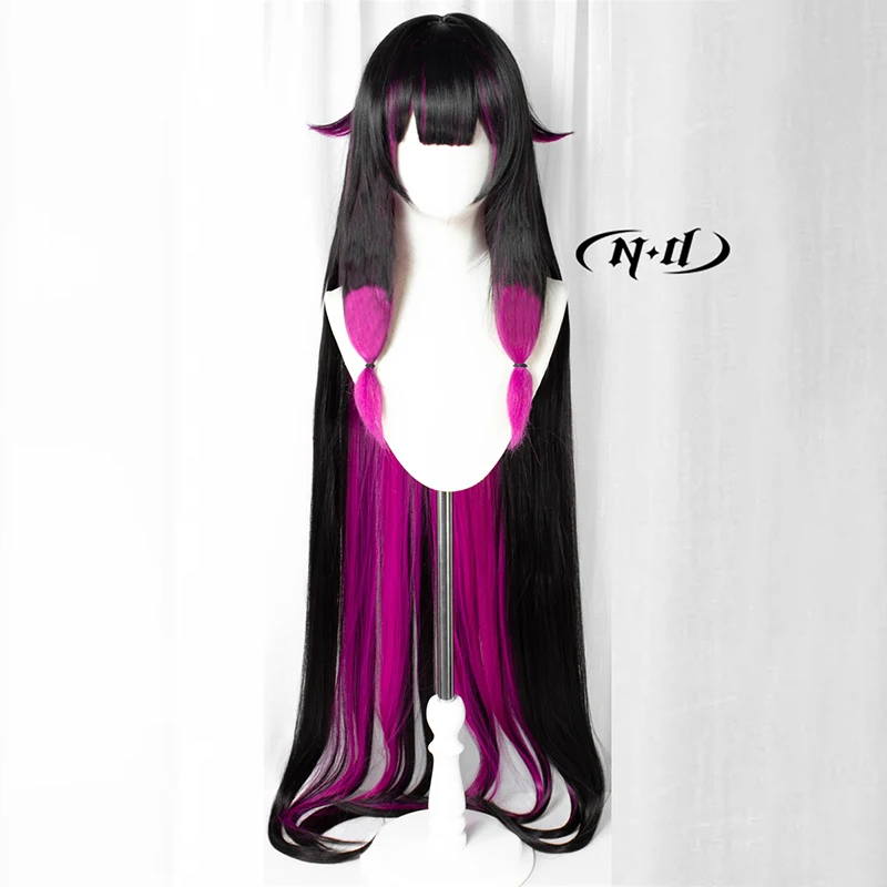 ND Columbina 코스프레 가발 Genshin Impact Damselette 코스프레 헤어 가발 Comic Con Coser 의상 테마 파티 내열성