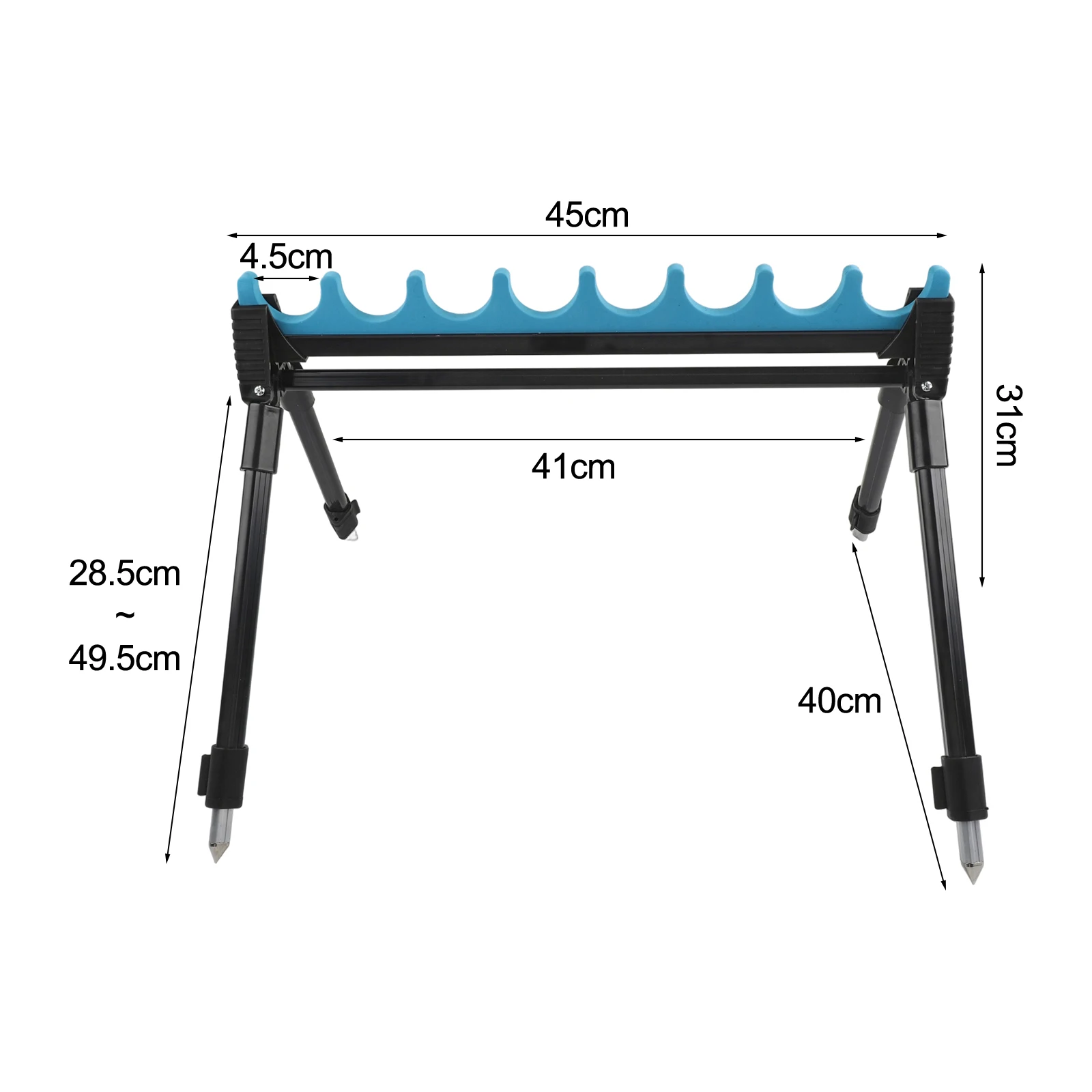 

EVA Coated Fishing Rod Holder with Telescopic Design Ensures Secure Grip While You Focus on Your Catching Techniques
