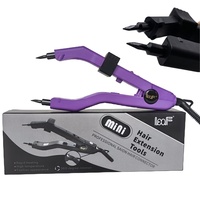 Best Sharp tip Quality  Heat Hair Connector KIT 220 degree jr609 Temperature Controllable Heat Iron fast hot iron