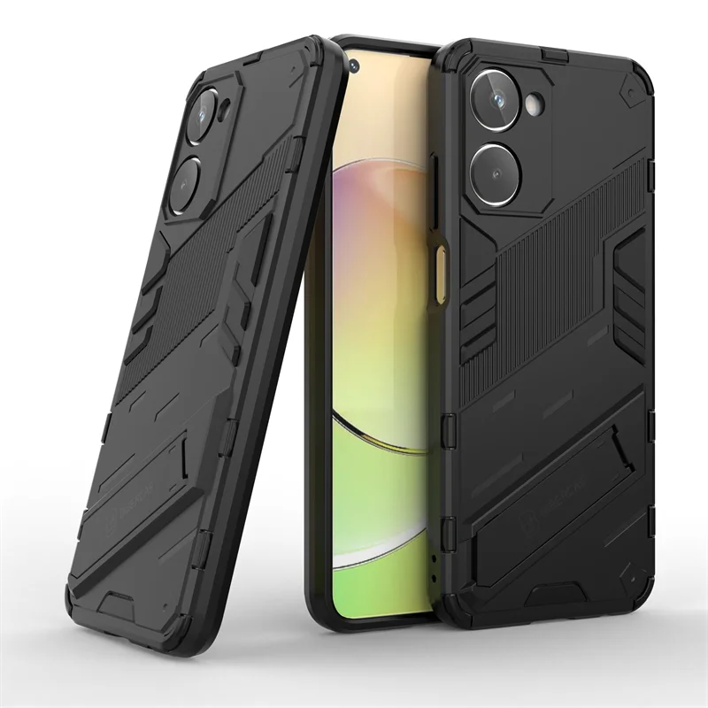 

For Realme 10 Cover Case For Realme 10 Case Funda Armor Shockproof KidStand Protective Phone Bumper For Realme 10