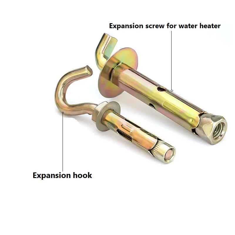 M6 M8 M10 M12 Heavy Duty Wall Bolts Expansion Screw Anchor Hook Water Heater Concrete Jointer Point Tile Carpenter Tools 2