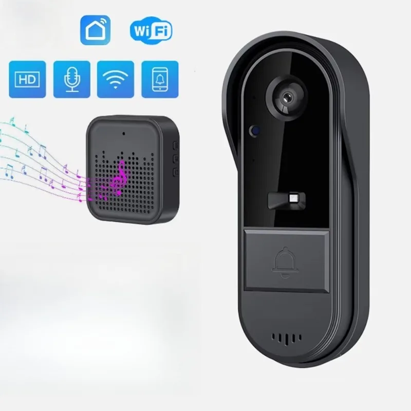 WiFi Wireless Video Doorbell Camera HD Video Intercom Smart Home Security Protection Night Vision For Home Office