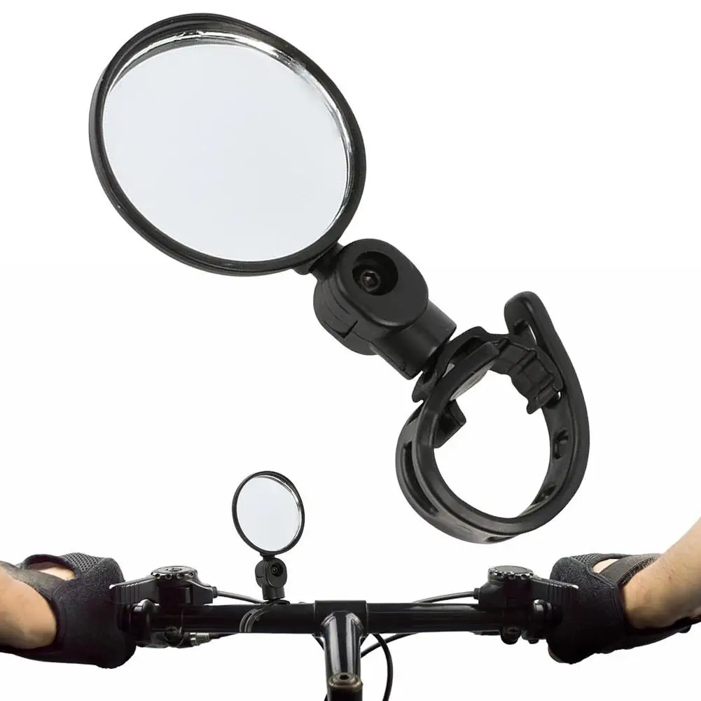 Universal Bicycle Rearview Mirror Adjustable Rotate Wide-Angle Cycling Handlebar Rear View Mirrors for MTB Road Bike Accessory