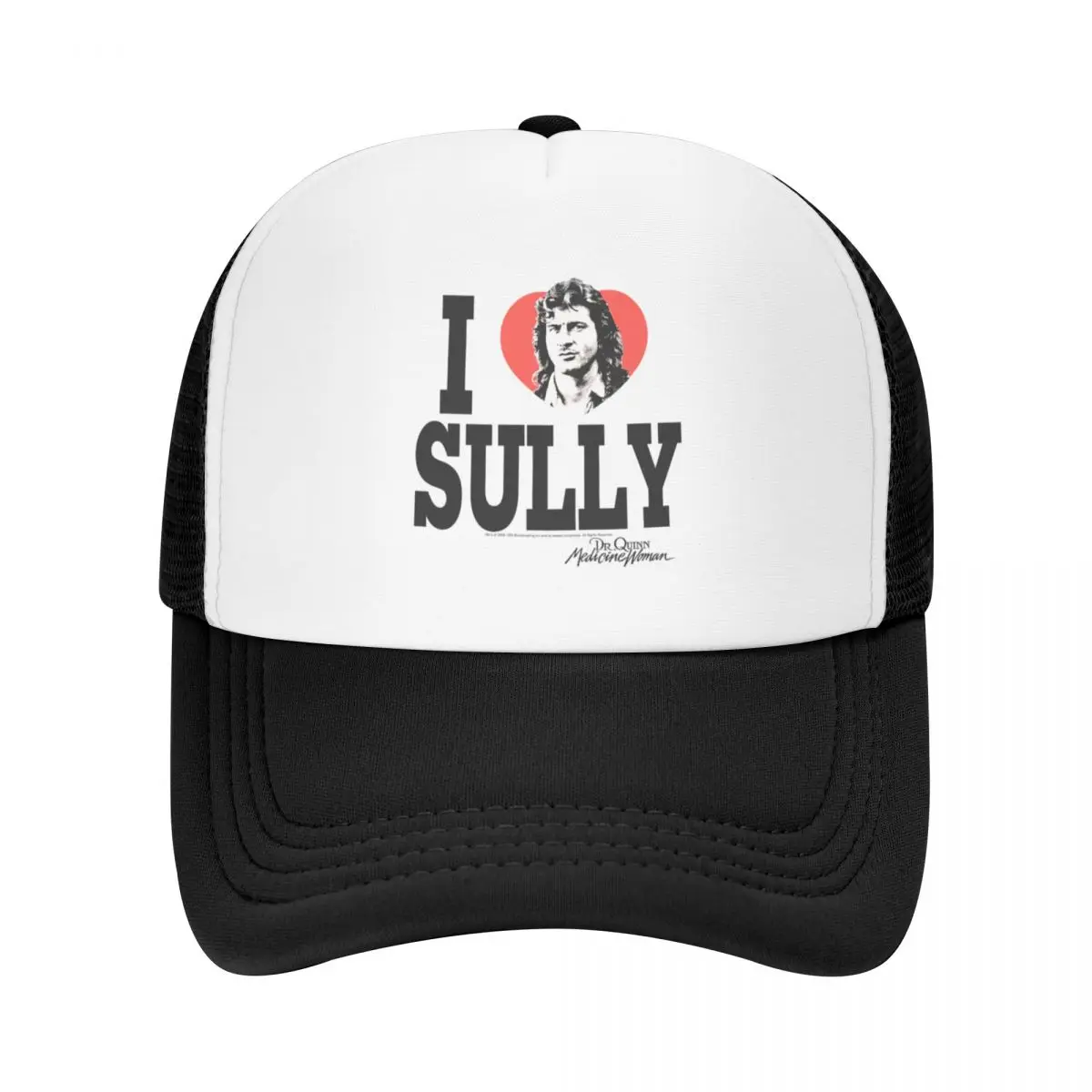 CBS228_Dr. Quinn, Medicine Woman I Heart Sully Baseball Cap Bobble Hat Rave Sun Hats For Women Men's