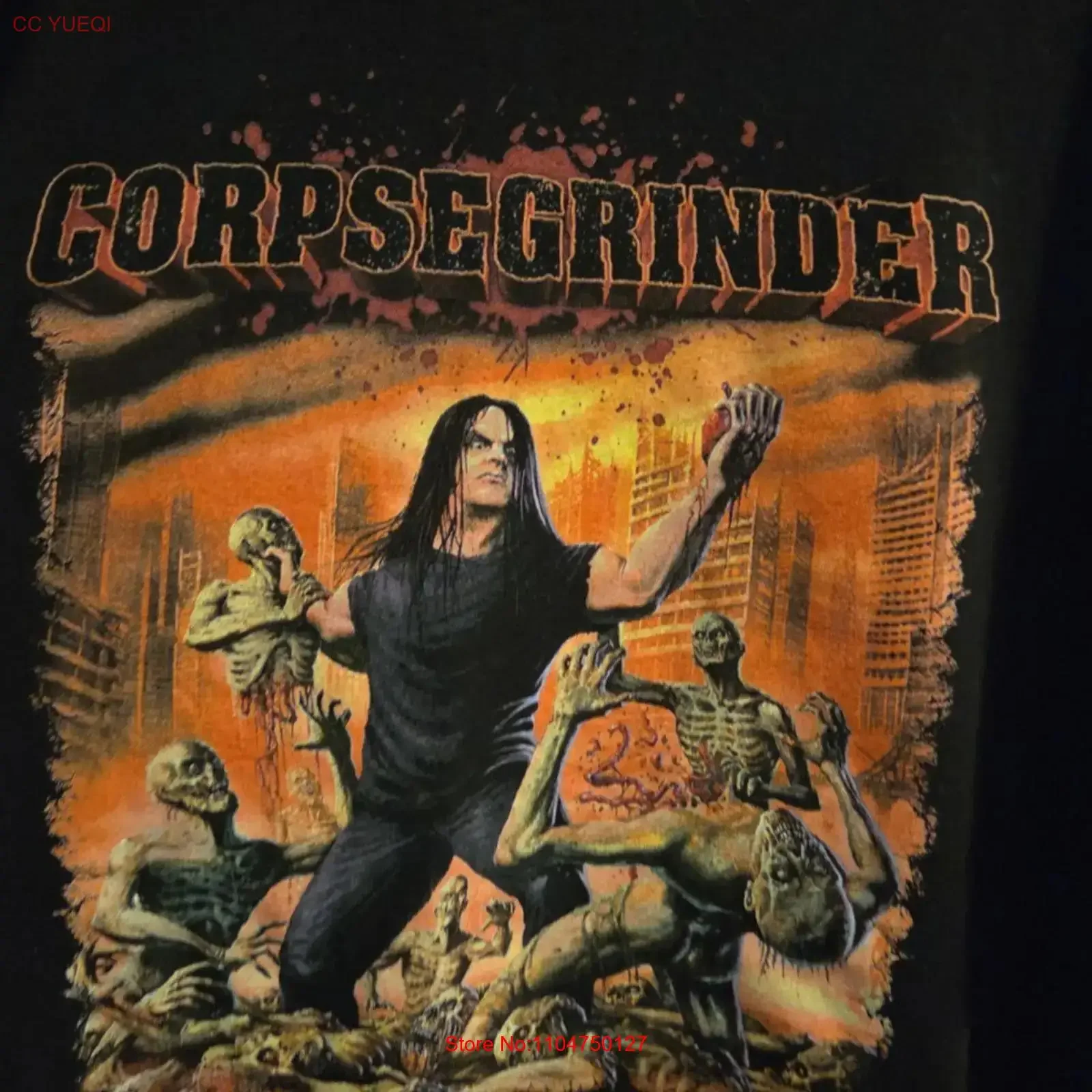 Corpse Grinder Cannibal Corspe Alstlye 3x T Shirt vintage Washed fashion Breathable Comfortable Unisex designer clothes