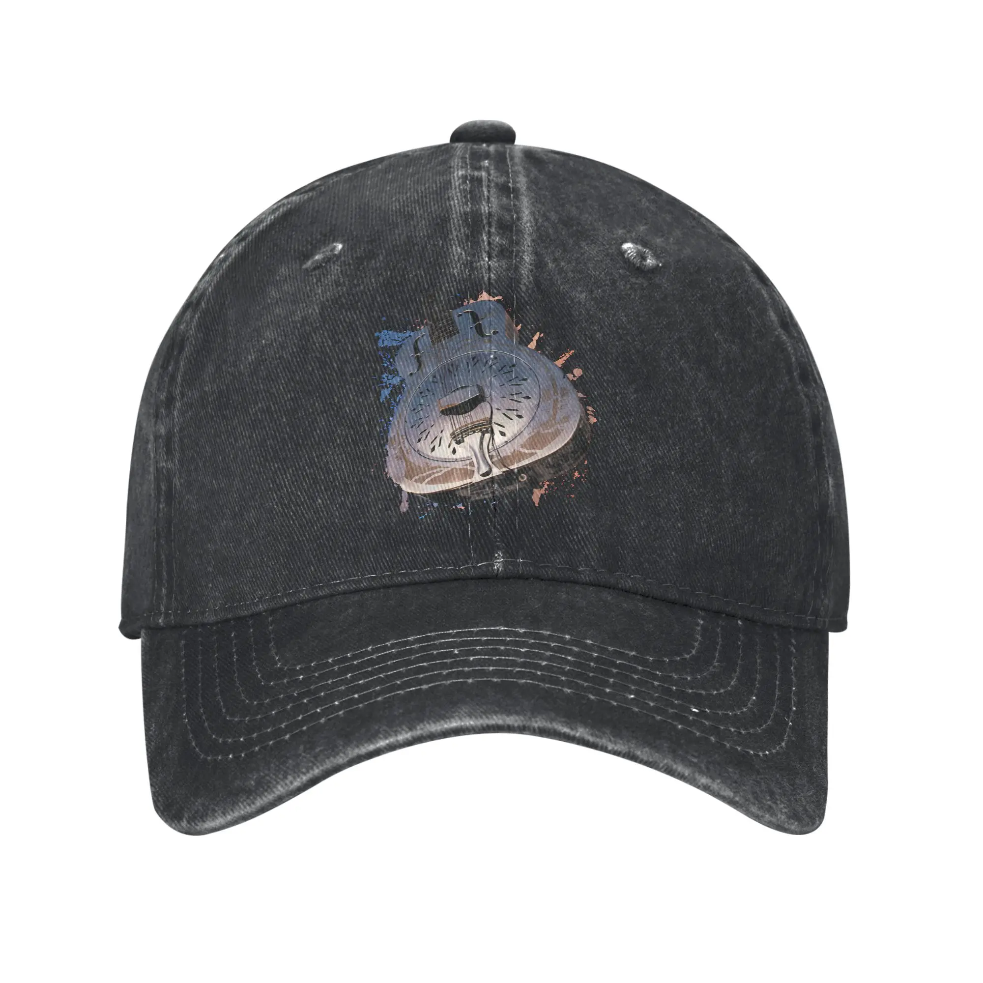 Guitar Dire Straits Fashion Baseball Cap  Autumn Men's Hats  Seaside Travel Men's Hats
