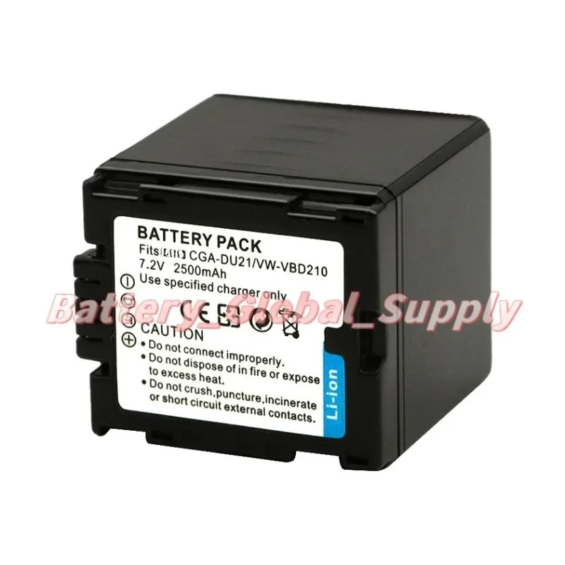 

For CGA-DU21 SDR-H288/GS35/GS37/GS50/GS28 Camera Battery 7.2V 2500mAh 1 PCS New -