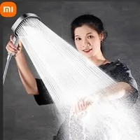 Xiaomi 13CM Large Panel 3 Modes Shower Head High Pressure Water Massage Shower With Head Filter Element Bathroom Accessories New