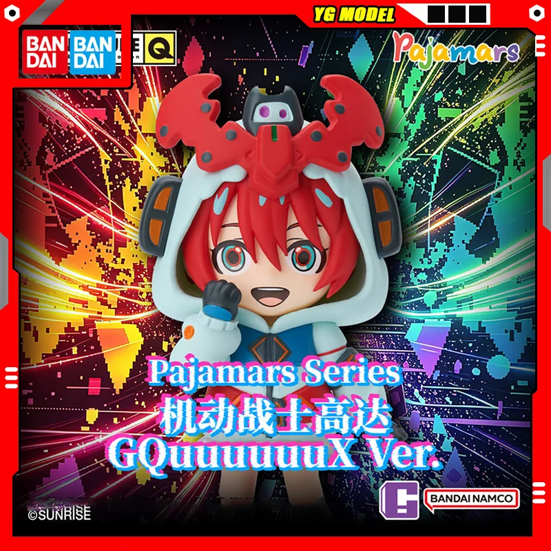 Bandai GUNDAM Action Figures GQuuuuuuX Nyaan Shuji Ito Amate Yuzuriha Deux Murasame Q-version Doll BNFQ Pajamars Series Original