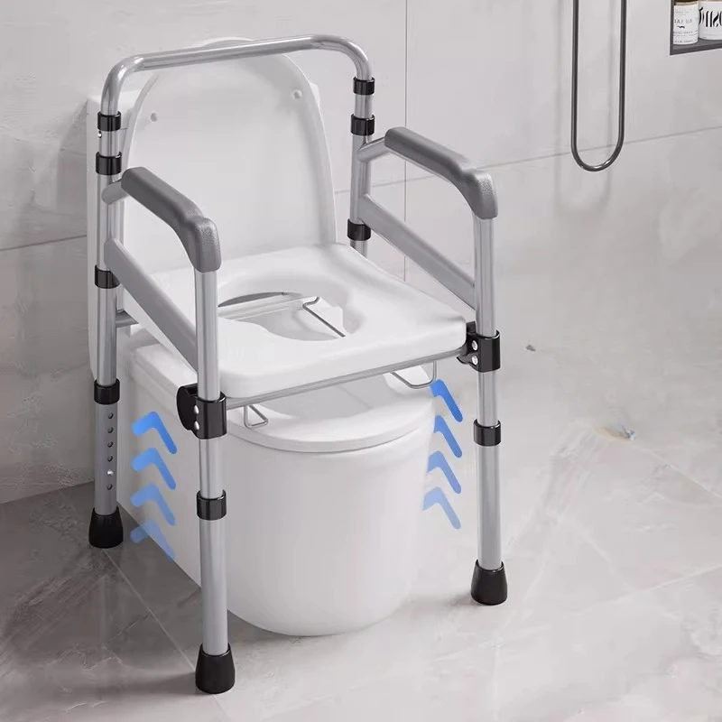 3-in-1 Bedside Commode Chair with Potty Bucket