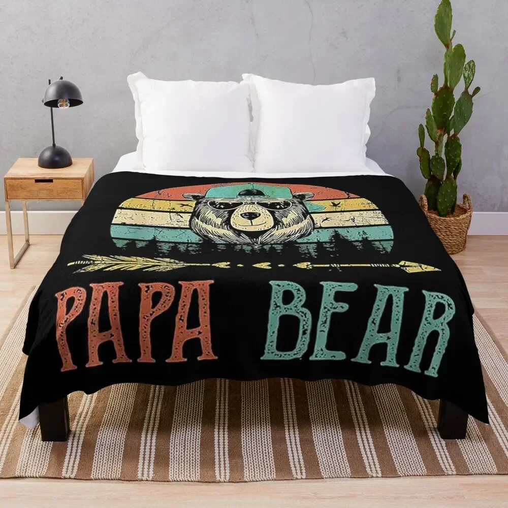 

Papa Bear Costume Gifts Throw Blanket Personalized Gift Warm For Sofa Thin Travel Blankets Furrys Sofa Throw Blankets