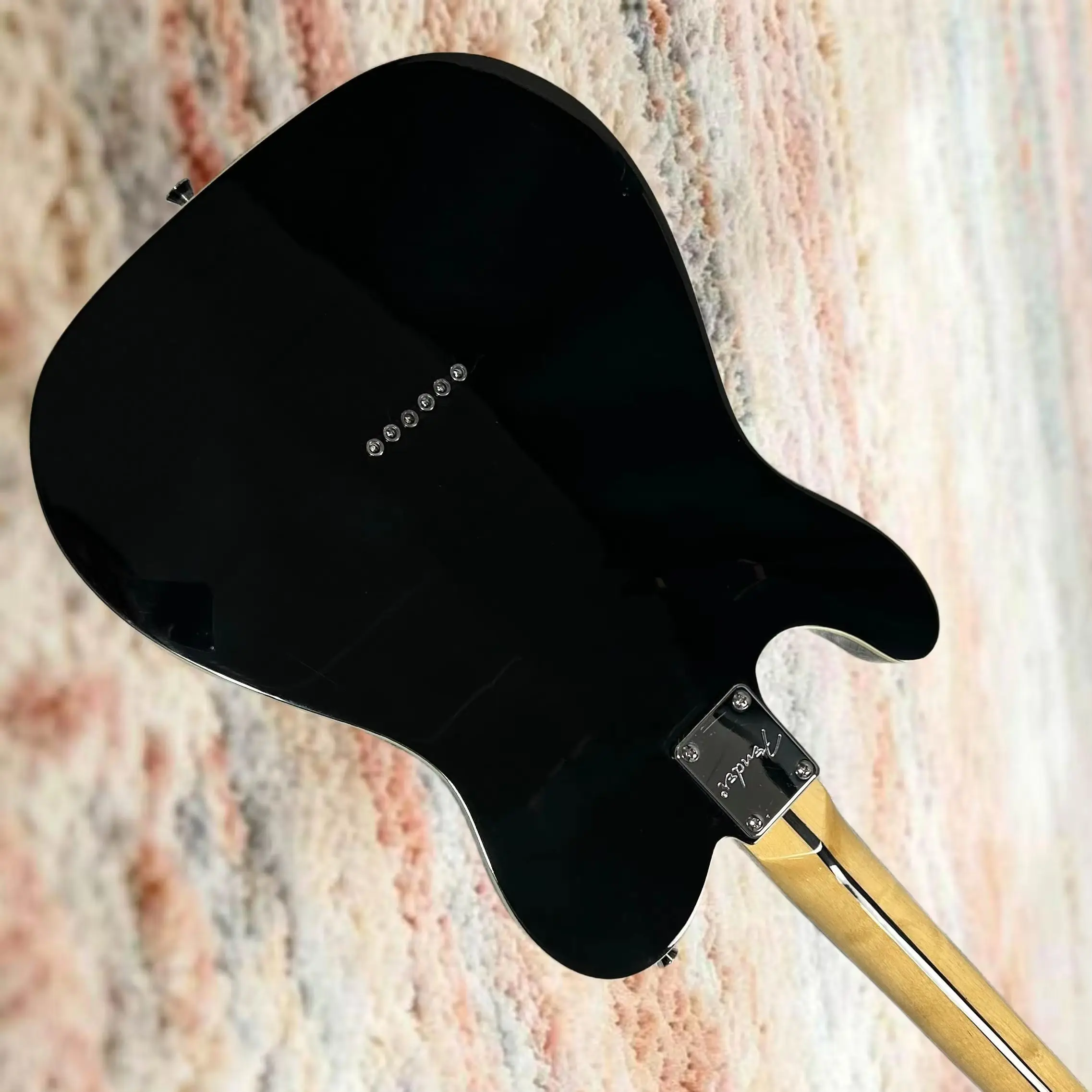 Black GTL Electric Guitar Rosewood Fretboard Mahogany Body Double Binding 22 Frets