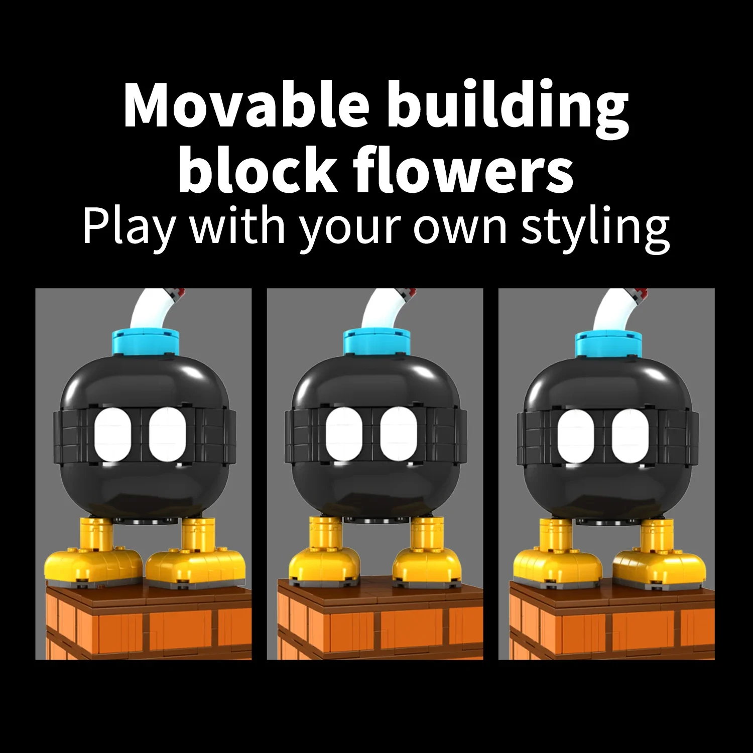 Bombman MOC blocs de construction modèle créatif assemblage technique briques tige jouets adultes enfants bricolage défi vacances cadeau d'anniversaire