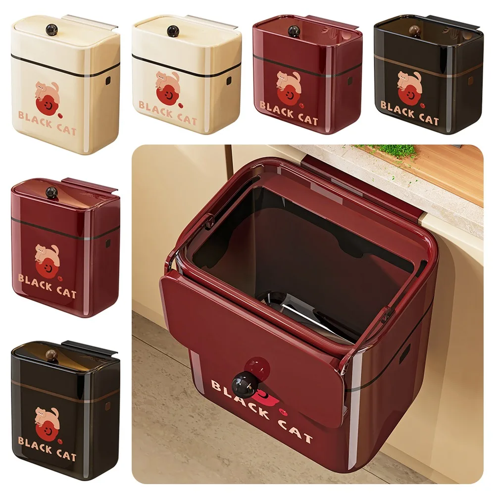 

Large Capacity Kitchen Garbage Can Ergonomic Design Long Tube Waste Trash Can Wall-Mounted Food Waste Toilet Food Waste Disposal