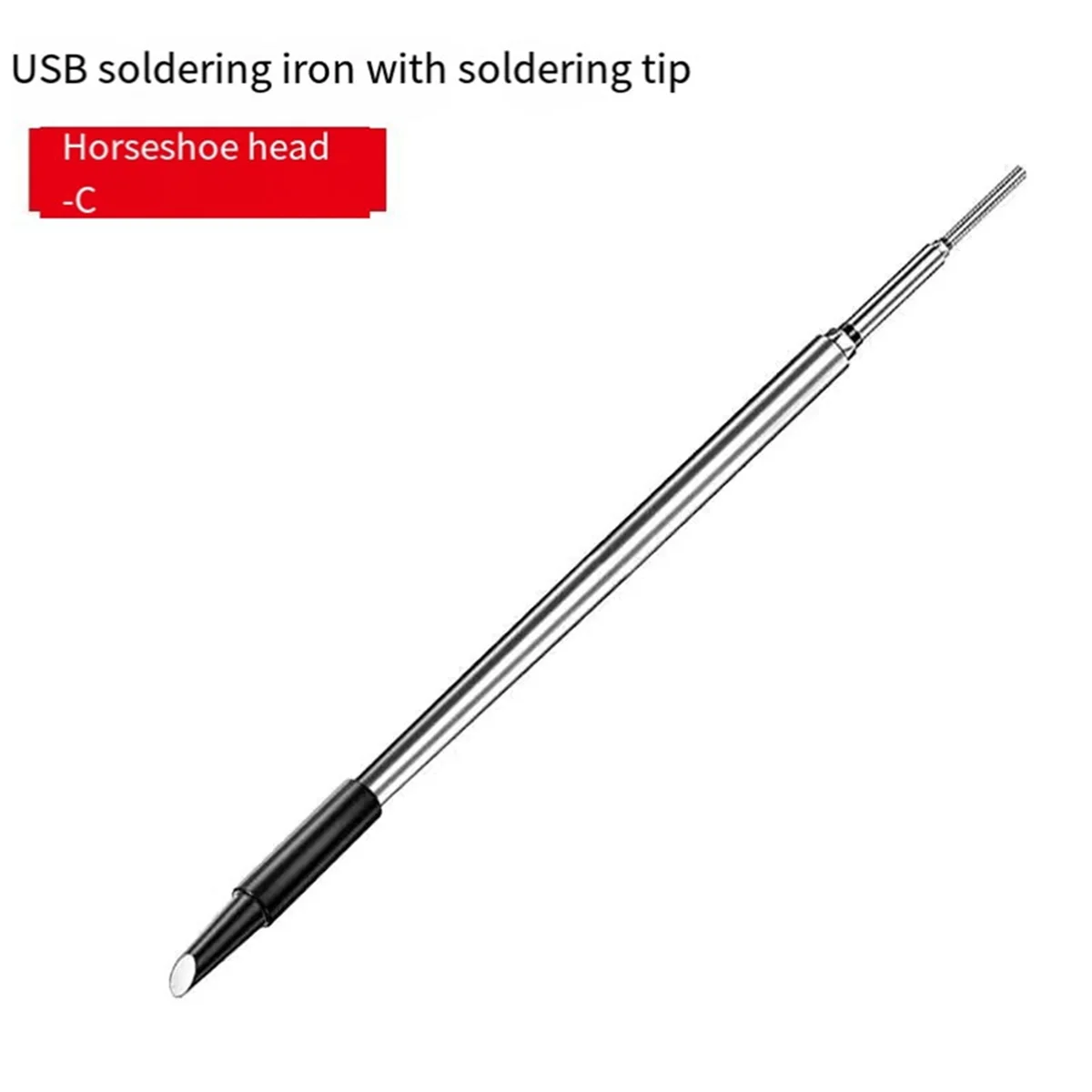 C210 Soldeerbout Tip Usb Soldeerbout Tip 5V Batterij Soldeerbout Tip Soldeerwerk Accessoires 3 Stuks