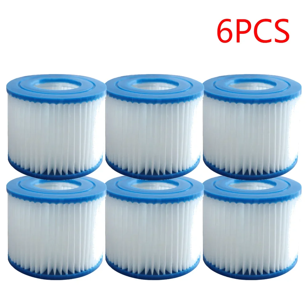 1-10 Stuks Vervanging Zwembad Filter Geschikt Voor Bestway Flowclear Formaat Vi Filter Cartridge Lay-Z-Spa - Miami Vegas Palm Veren