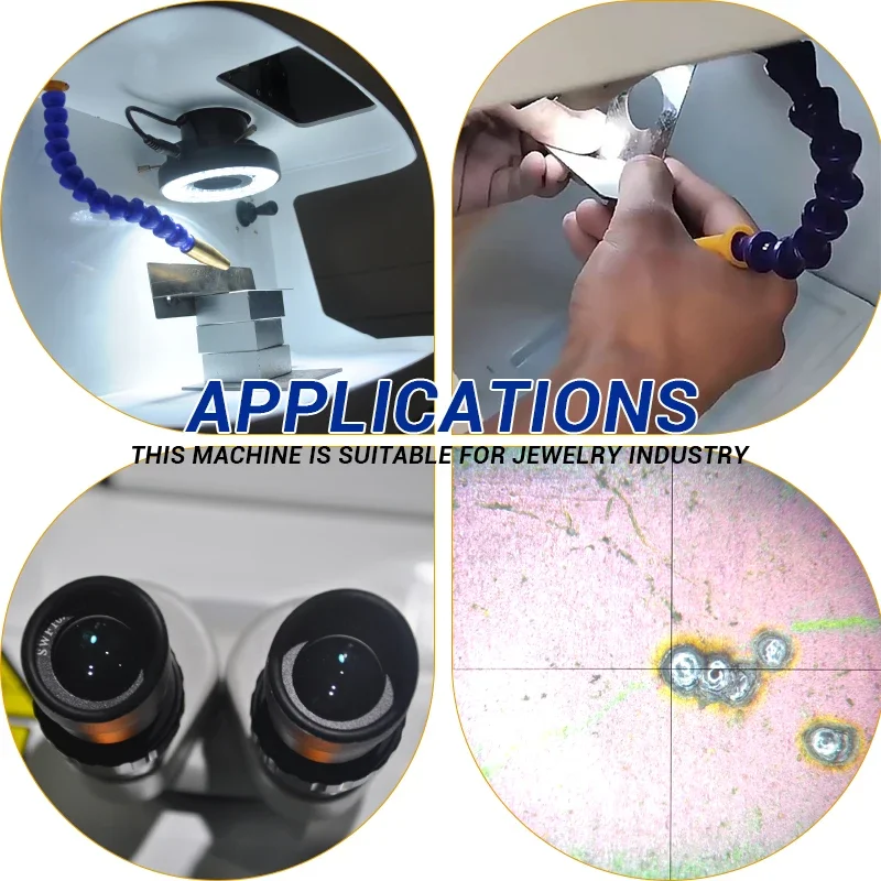 200W Jewellery Yag Laser Spot Soldering Welder Jewelry Portable Laser Welding Machine For Sliver Gold Metal Welding  for Sale