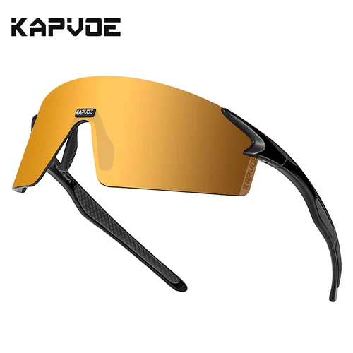 Imagen 2 del producto Kapvoe gafas de sol de ciclismo moda para hombres gafas de bicicleta ciclo mujeres deportes bicicleta MTB pesca senderismo montar gafas UV400