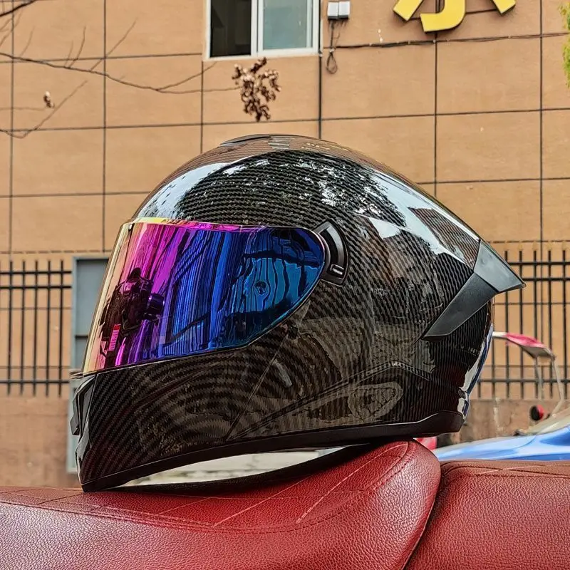 

Full Face Racing Helmets Winter Warm Double Visor Motorcycle Helmet Motorbike Sports helmet，New