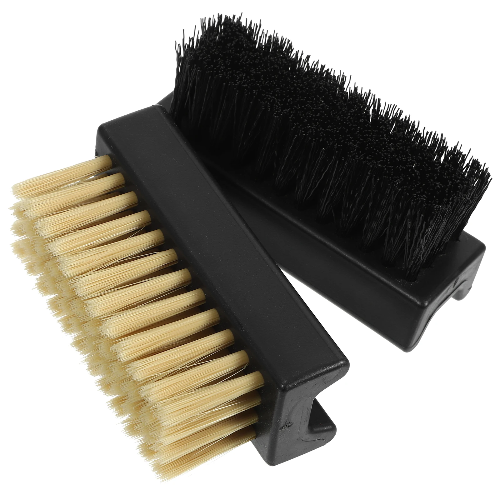 

2Pcs Cleaning Brush Set Soft and Hard Shoe Brushes Long Handle Design for Stain Removal Polishing and Comprehensive Cleaning