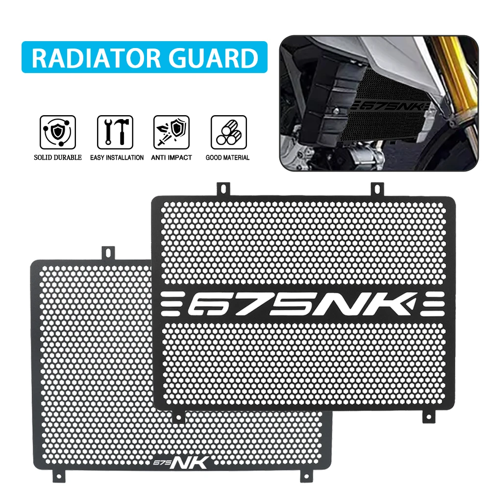 

Motorcycle FOR CFMOTO CF MOTO 675NK 675 NK 2024-2025-2026 CNC Radiator Protector Guard Grill Cover Protector Protection 675NK
