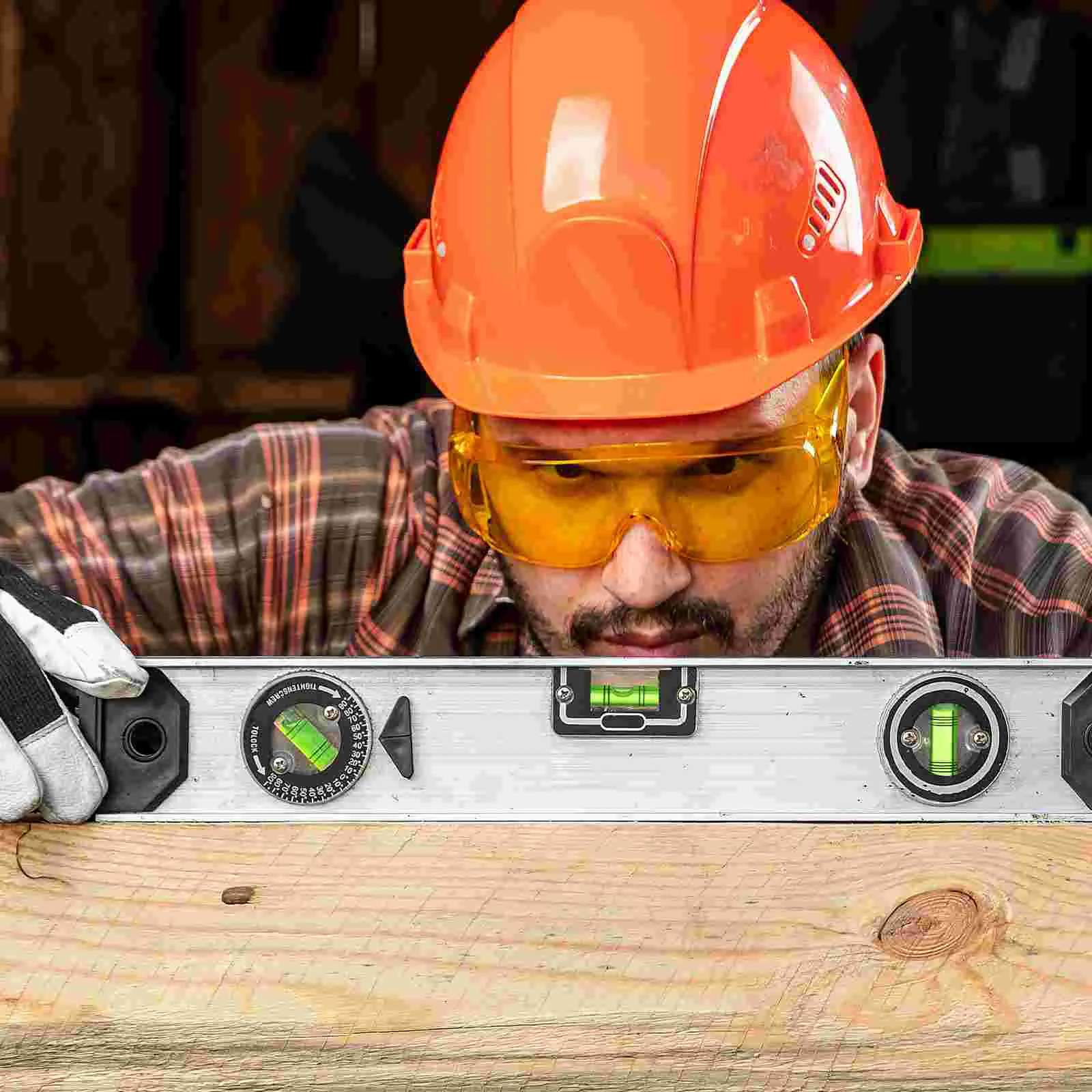 50 Pcs Level Tool Bubble Small Rulers Miniature Tools Round Horizontal Spirit Gauge