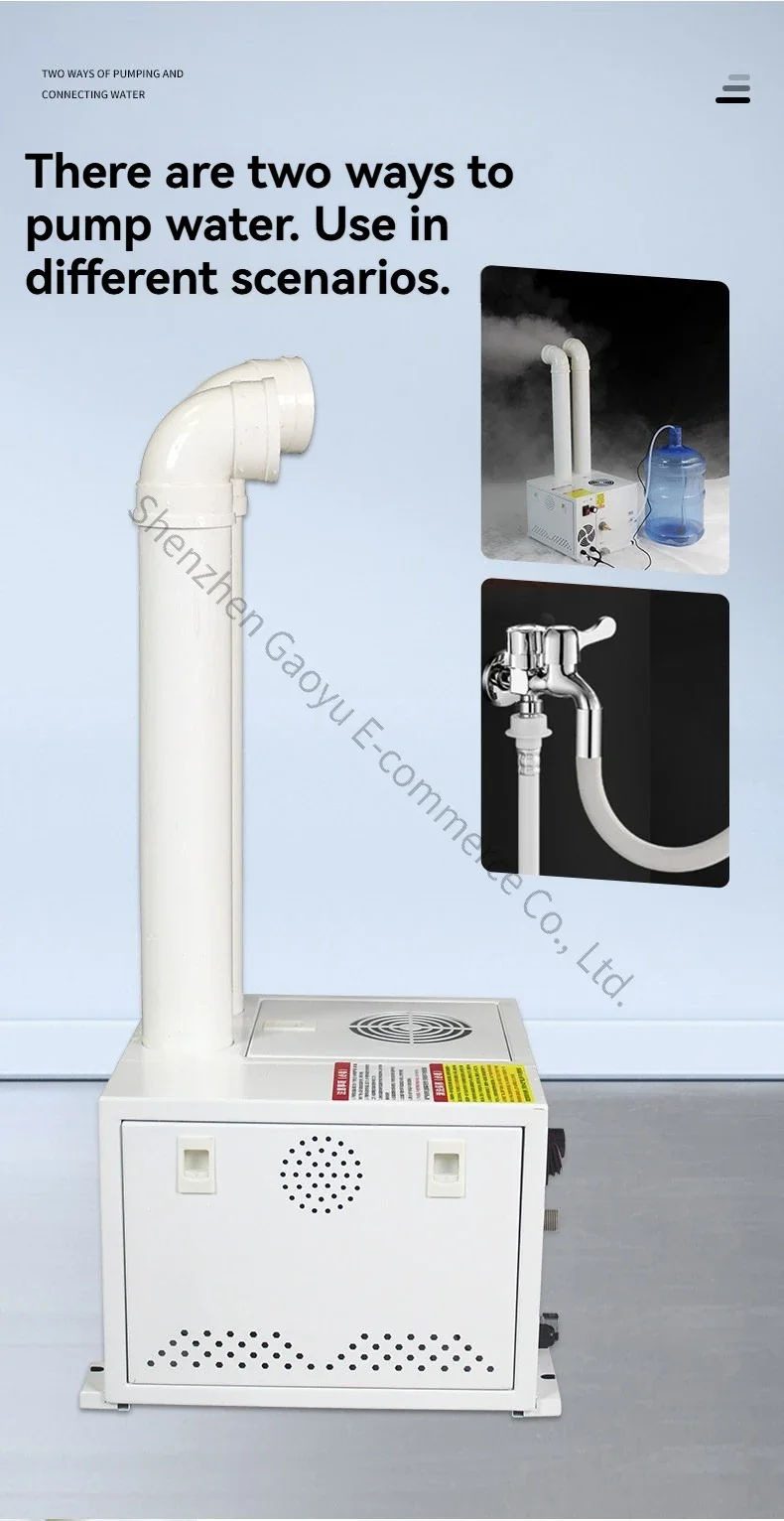 ultrasonic humidifier Industrial  large fog volume Vegetables Tobacco regain moisture Greenhouse Sprayer Workshop Warehouse
