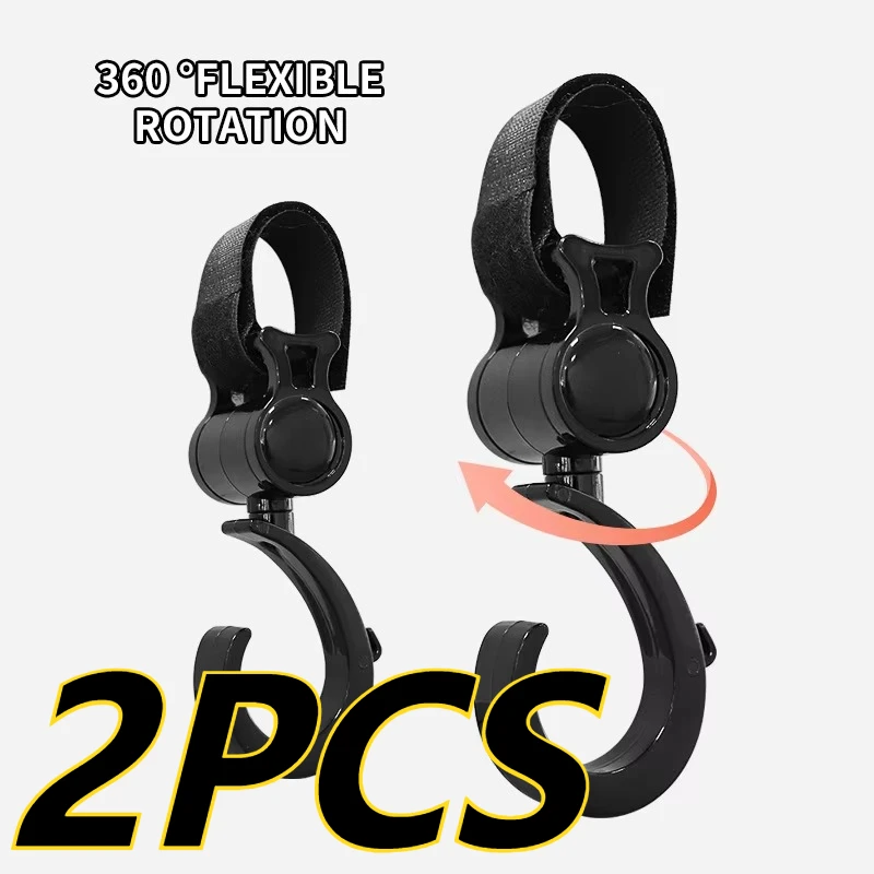 2PCS Pram Hook Baby Stroller Accessories Shopping Prop Multi Purpose Baby Stroller Hook Multi Purpose Shopping Pram Hook