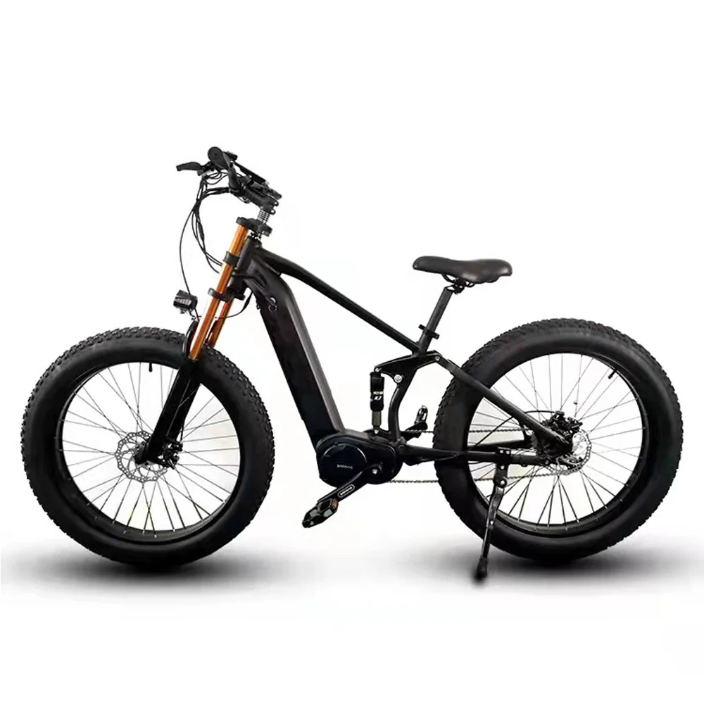 A09 26-Inch 48V Adult Electric Mountain Bike with Central Motor 500W 750W 1000W EBIKE Power Supply by Lithium Battery