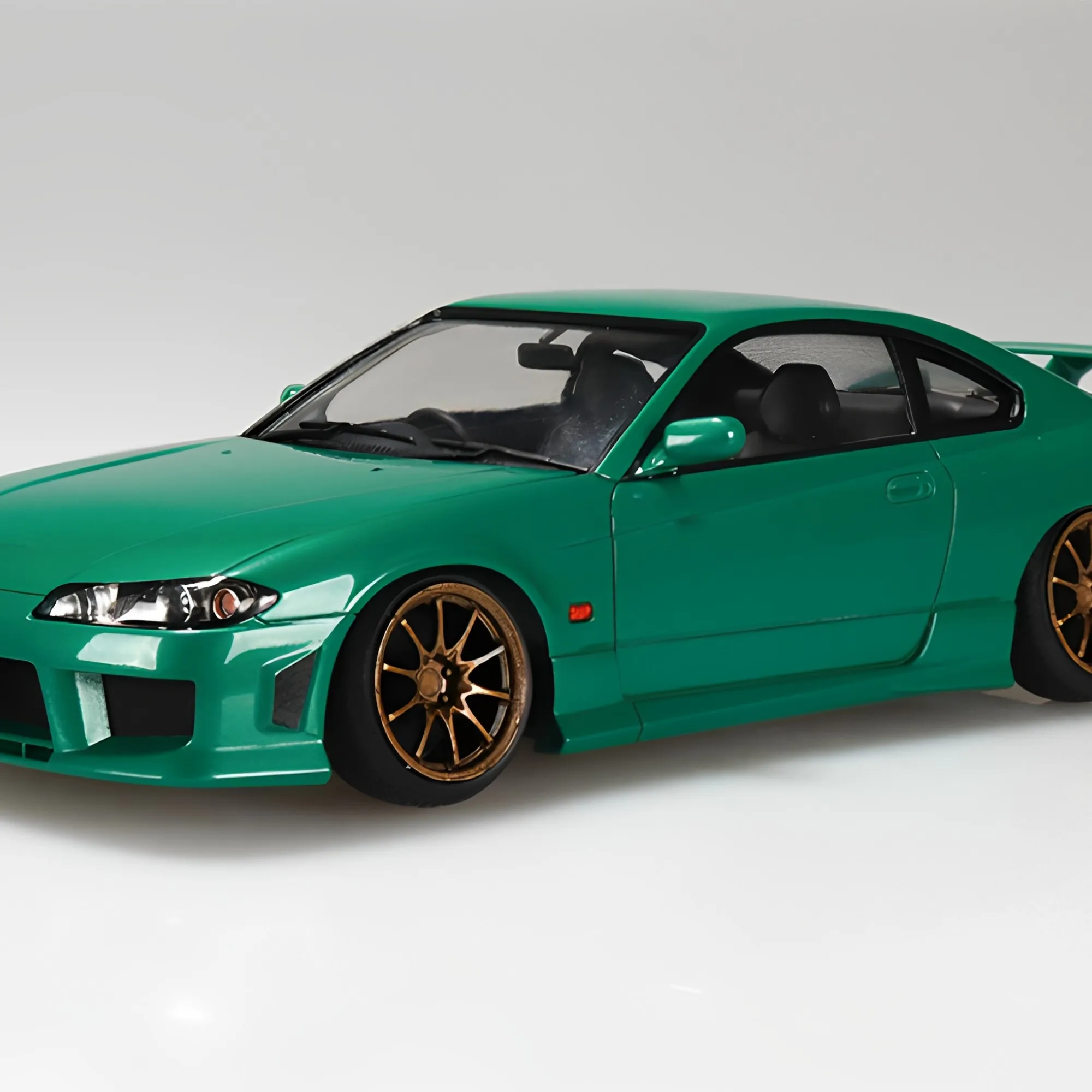 Static Assembly Model Toy Aoshima-20253 1/24 S15 SILVIA air suspension modification Car Model Kit