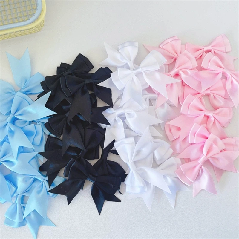 E15E DIY Decoration Pink White Bowknot Heart Packaging Material Kpop Photocard Holder Materials Gift Wrapping Accessories